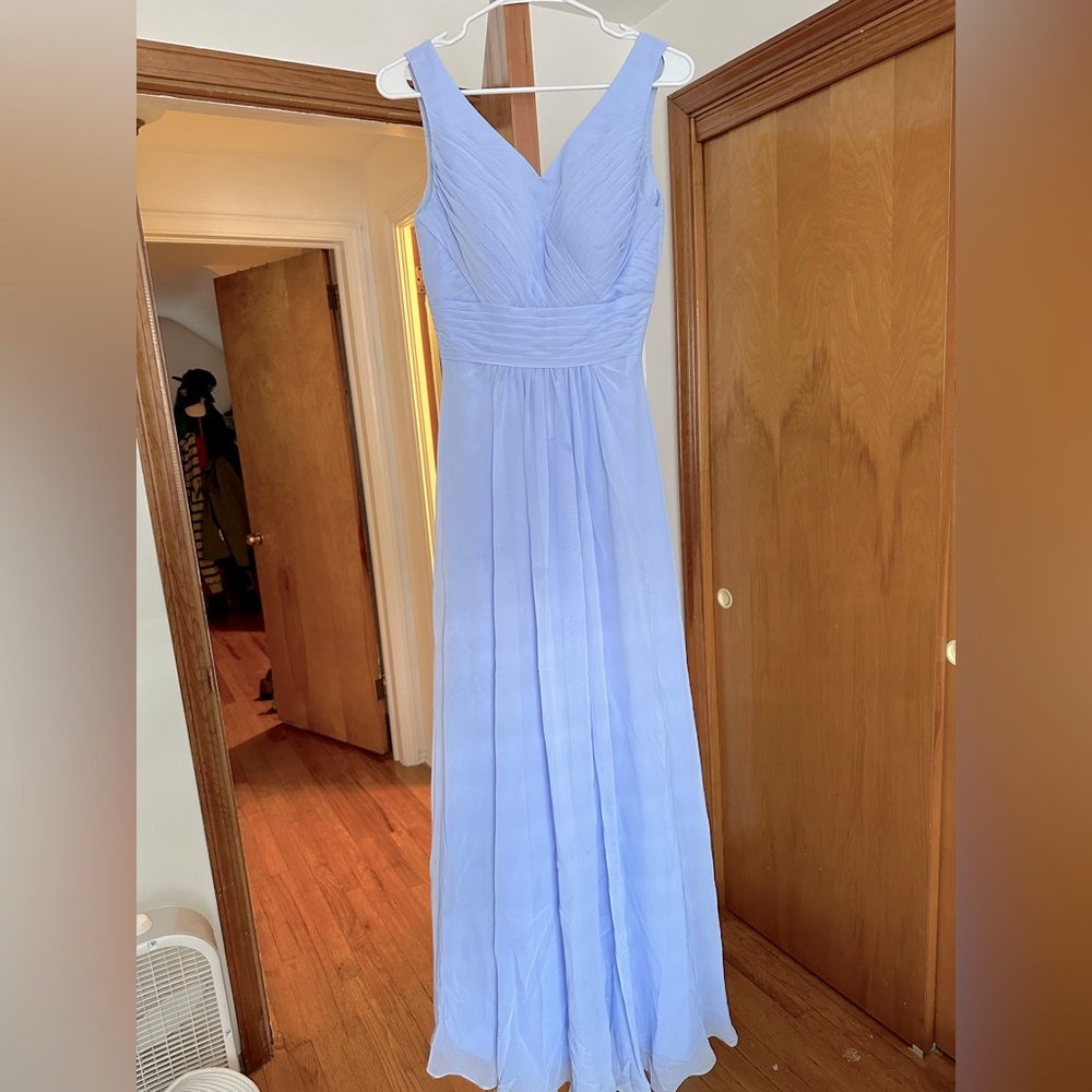 Azazie lavender pierrette bridesmaids dress in size 2